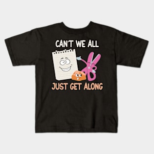 Can't We All Just Get Along Kids T-Shirt